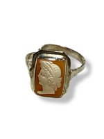 Ringe Mandile 1922 Dame Cammei  in Silber Conchiglia 2ANCM12